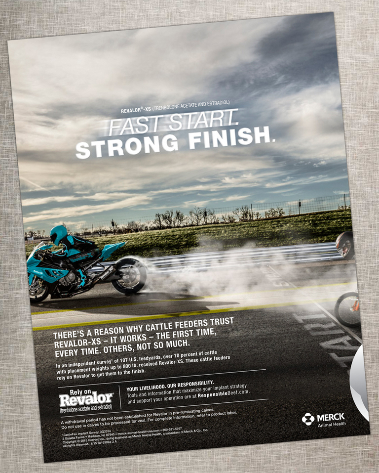 drag racing advertisement